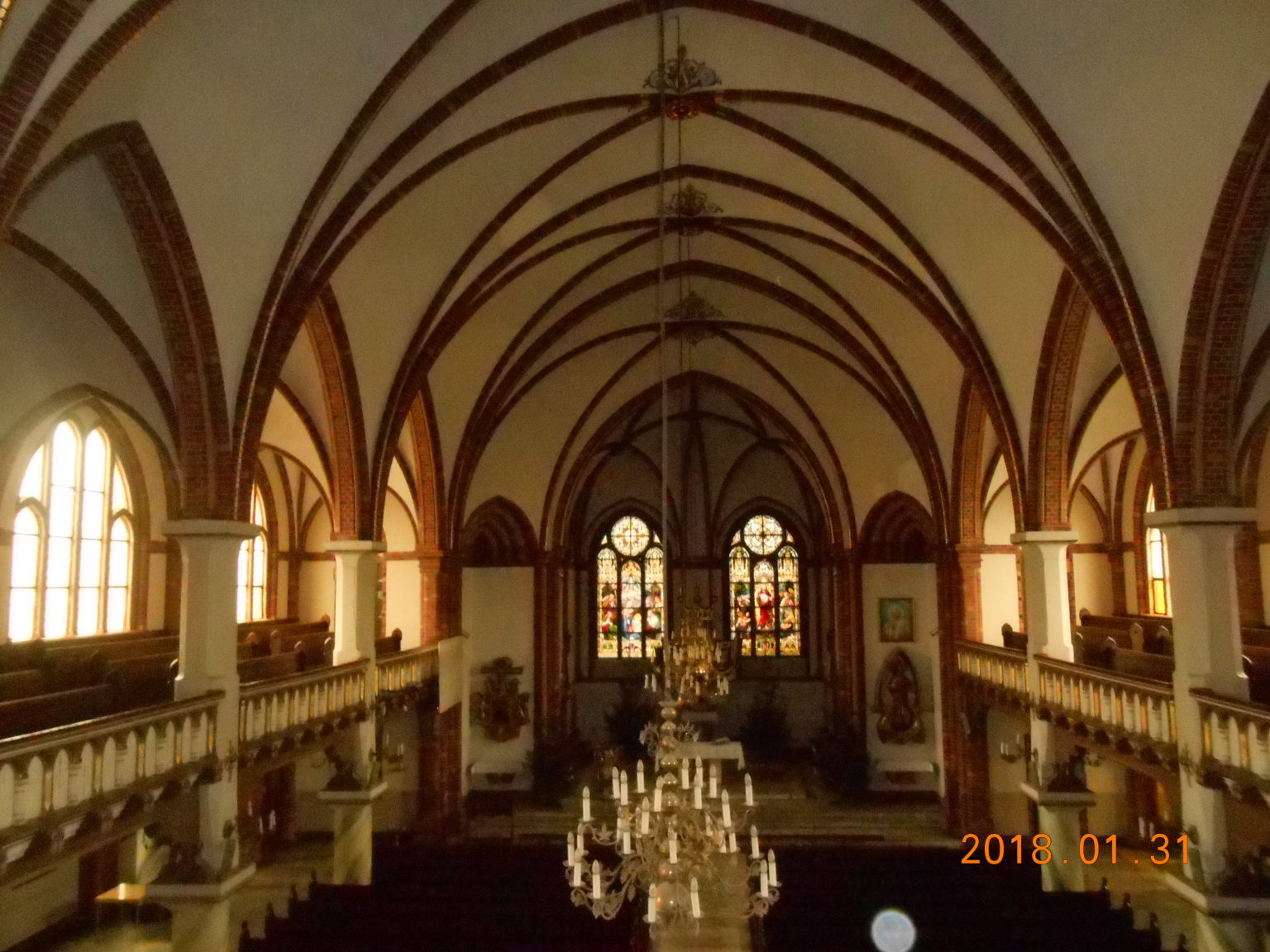 wnętrze kościoła Sulechów wnętrze kościoła Sulechów